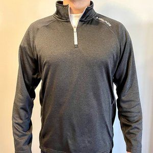 Head | Men's Quarter Zip Pullover Shirt | Black